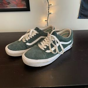 Green OldSkool Classic Vans Pro
